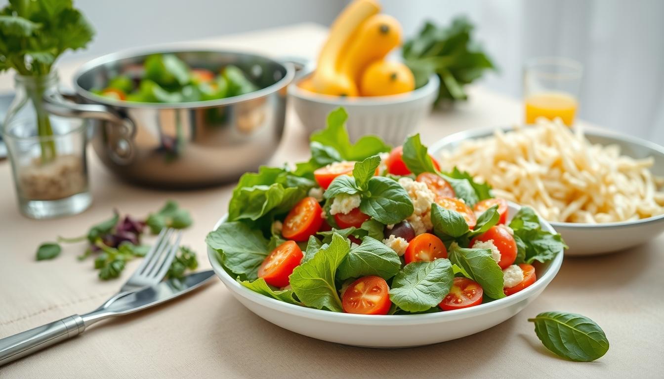 Fresh seasonal cooking dish